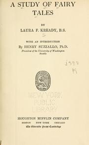 Cover of: A study of fairy tales