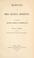 Cover of: Memoirs of Mrs. Joanna Bethune