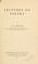 Cover of: Lectures on poetry