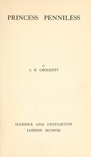 Cover of: Princess Penniless by Samuel Rutherford Crockett