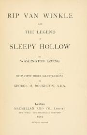 Cover of: Rip Van Winkle ; and, The legend of Sleepy Hollow by Washington Irving