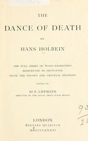 Cover of: The dance of death by Hans Holbein