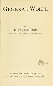 Cover of: General Wolfe by Edward Salmon