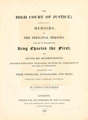 The high court of justice by Caulfield, James