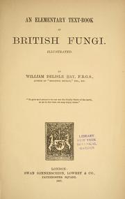 Cover of: elementary text-book of British fungi.