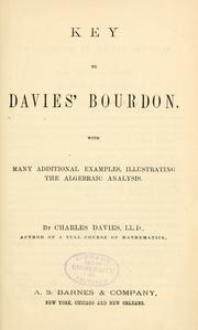 Key to Davies' Bourdon by Charles Davies