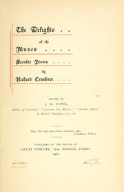 Cover of: The delights of the muses by Crashaw, Richard