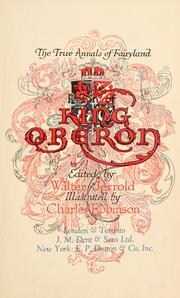 Cover of: The reign of King Oberon by Walter Jerrold