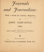 Cover of: Journals and journalism by Wilfrid Meynell