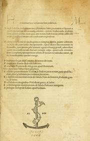 Cover of: Habentur hoc uolumine h℗æc, uidelicet. Vita, & Fabell℗æ Aesopi cum interpretatione latina: ita tamen ut separari a gr℗æco possit pro uniuscuiusq[ue] arbitrio. quibus traducendis multum certe elaborauimus... Apologus Aesopi de cassita apud Gelli