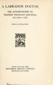 Cover of A Labrador doctor