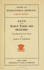 Cover of: Arne. by Bjørnstjerne Bjørnson