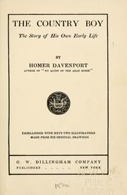 The country boy by Homer Davenport