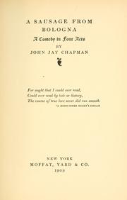 Cover of: A sausage from Bologna by Chapman, John Jay, Chapman, John Jay