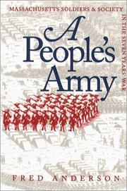 Cover of: A People's Army by Fred Anderson