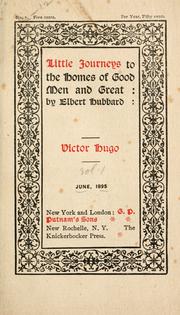 Cover of: Little journeys ... by Elbert Hubbard, Elbert Hubbard