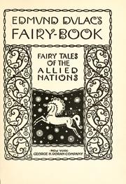 Cover of: Fairy-book: fairy tales of the allied nations.