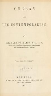 Cover of: Curran and his contemporaries.