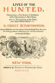 Cover of: Lives of the hunted by Ernest Thompson Seton