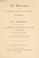 Cover of: The revision of the statutes of the state of New York and the revisers