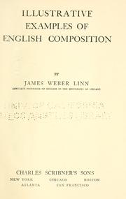 Cover of: Illustrative examples of English composition