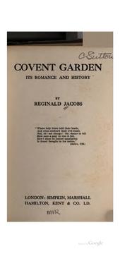 Cover of: Covent Garden by Reginald Jacobs