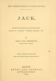 Cover of: Jack. by Alphonse Daudet