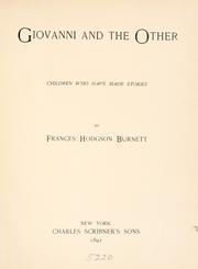 Cover of: Giovanni and the other by Frances Hodgson Burnett