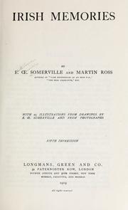 Cover of: Irish memories by E. OE. Somerville, E. OE. Somerville