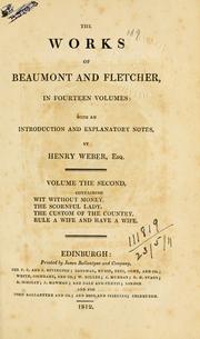 Cover of: The works of Beaumont and Fletcher. by Francis Beaumont