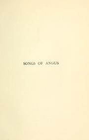 Cover of: Songs of Angus.