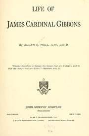 Cover of: Life of James, cardinal Gibbons