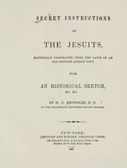 Secret instructions of the Jesuits