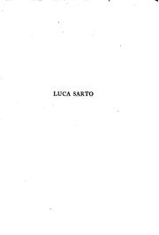 Cover of: Luca Sarto by Charles S. Brooks