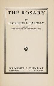 Cover of: The rosary by Barclay, Florence L.