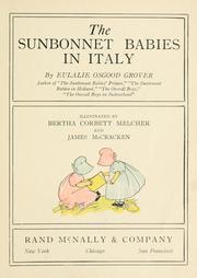 Cover of: The sunbonnet babies in Italy