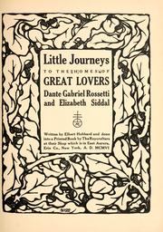 Cover of: Little journeys ... by Elbert Hubbard