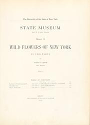 Cover of: Wild flowers of New York.
