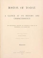 Cover of: Boston of to-day by Richard Herndon