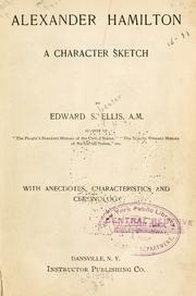 Cover of: Alexander Hamilton by Edward Sylvester Ellis, Edward Sylvester Ellis