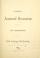 Cover of: First annual reunion of the descendants of Col. George Buchanan, 1892.