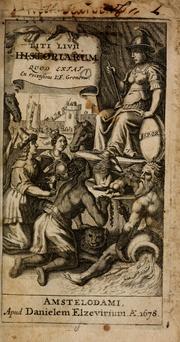 Cover of: Titi Livii Historiarum quod extat by Titus Livius