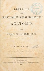 Cover of: Lehrbuch der praktischen vergleichenden Anatomie