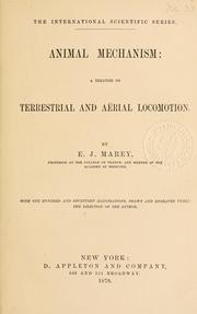 Cover of: Animal mechanism by Étienne-Jules Marey