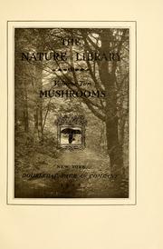 Cover of: The mushroom book by Nina L. Marshall, Nina L. Marshall