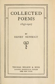 Cover of: Collected poems. by Sir Henry John Newbolt
