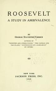 Cover of: Roosevelt by George Sylvester Viereck