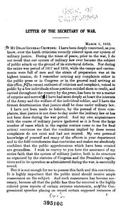 Cover of: Military justice during the war: a letter from the Judge Advocate General of the Army to the Secretary of War in reply to a request for information.