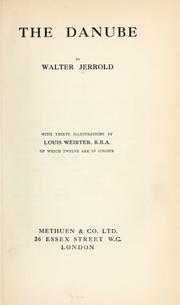 Cover of: The Danube by Walter Jerrold