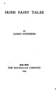Cover of: Irish fairy tales by James Stephens
